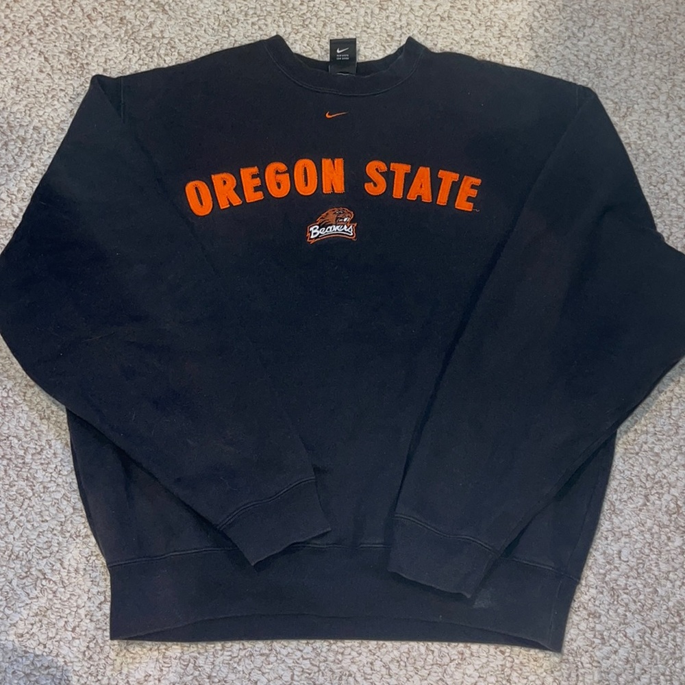 Nike Vintage Oregon State beavers black crewneck sweatshirt